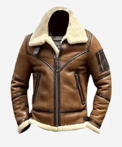 Men’s Aviator B3 Flight Leather Shearling Jacket