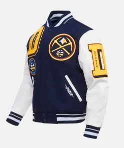 Men's Denver Nuggets Pro Standard Navy Blue Varsity Jacket