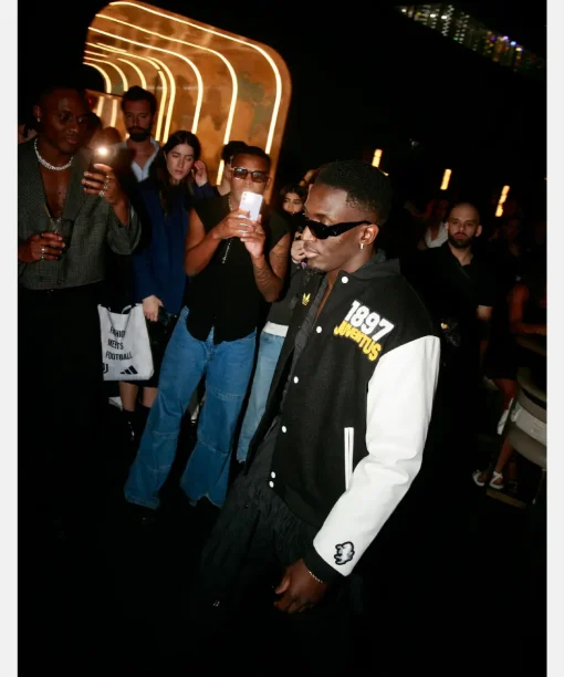 Miami Art Week Florida Adidas and Juventus 1897 Varsity Jacket