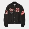 Off-White x Paris Hilinski Golf Varsity Jacket