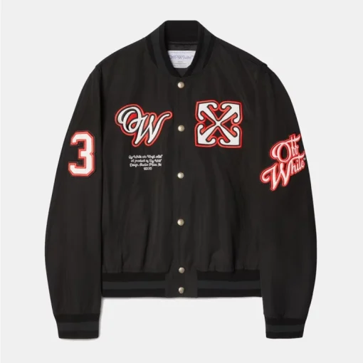 Off-White x Paris Hilinski Golf Varsity Jacket