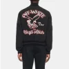 Off-White x Paris Hilinski Golf Virgil Abloh's Varsity Jacket Black Golf