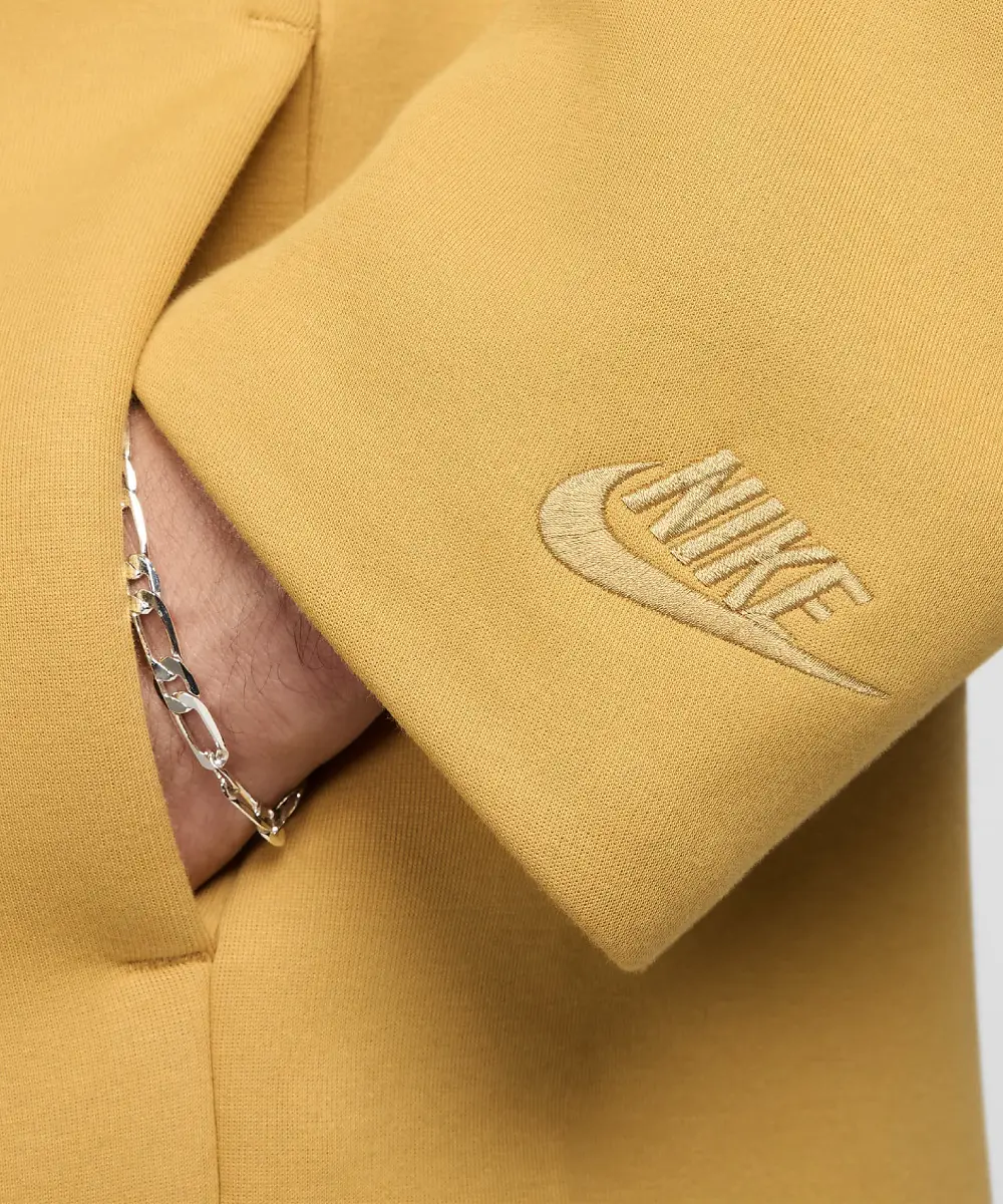 PSG Nike Cycling Redefined Tech Fleece Shacket - Wheat Gold