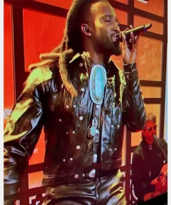 SNL Live performance song A Bar Shaboozey Black Leather Jacket.webp