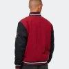 Shop Mens Football Club Arsenal Retro Crest Varsity Jacket Red Black