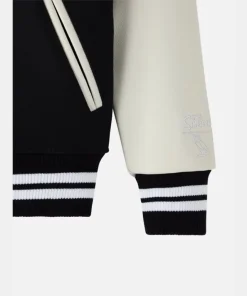 Shop OVO The Simpsons Black & White Varsity Jacket