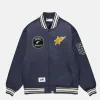Stadium Goods Bapesta Blue Varsity Jacket