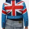 Street Fighter 6 Cammy Blue Crop Jacket American Flag