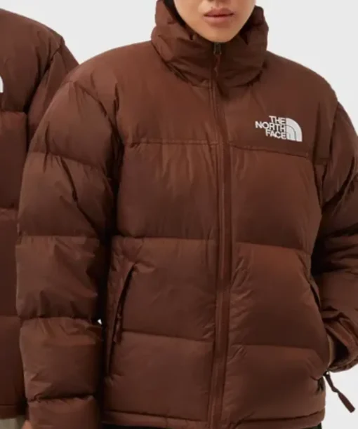 The North Face X SKIMS Puffer Jacket Brown