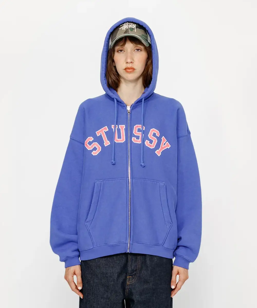Buy Stussy Faded Graphic Zip Hoodie Buy Stussy Faded Graphic Zip Hoodie