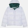 Women Marshmallow Puffer Hooded Jacket Blue