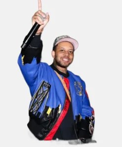 Billionaire Boys Club x Jeff Hamilton NBA All-Star Bomber Leather Jacket