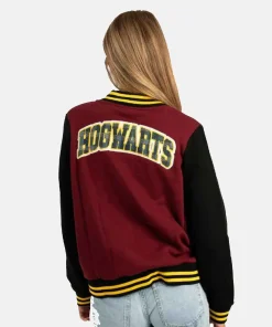 Harry Potter Hogwarts Red Bomber Varsity Jacket