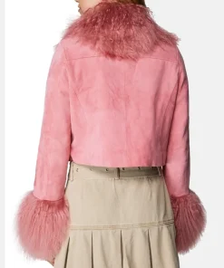 Kaitlin Olson TV-Series High Potential Morgan Gillory Pink Jacket (Cuff Fur)