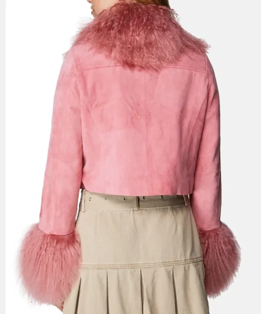 Kaitlin Olson TV-Series High Potential Morgan Gillory Pink Jacket (Cuff Fur)
