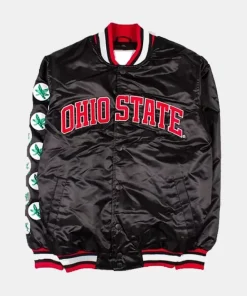 LeBron James Ohio State Buckeyes Bomber Varsity Jacket