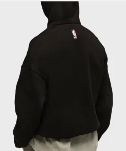 Mens NBA Essentials Black Hoodie