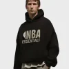 Mens NBA Essentials Hoodie Black