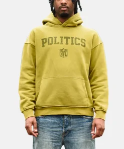 Mens NFL Origins x Politics Golden Wash Hoodie