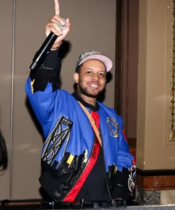 NBAAll-Star2025BillionaireBoysClubxJeffHamiltonBomberJacket