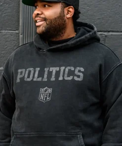 NFL Origins x Politics Black Wash Hoodie