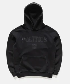 NFL Origins x Politics Wash Hoodie Unisex Black