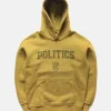 NFL Origins x Politics Wash Hoodie golden wash