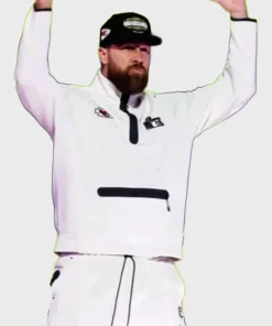 Nike Chiefs Super Bowl LIX Opening Night Tech Fleece Jacket Travis Kelce