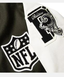 Origins NFL x Politics Olive Letterman Jacket