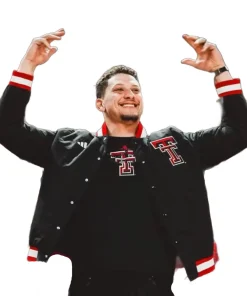 Patrick Mahomes Houston v Texas Tech Black Jacket