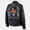 Erin Andrews WEAR Jacket LIX Superbowl Rebecca Minkoff Jacket black leather 9th February 2025