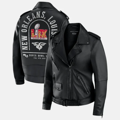 Rebecca Minkoff Oversized Asymmetrical Jacket Superbowl 2025