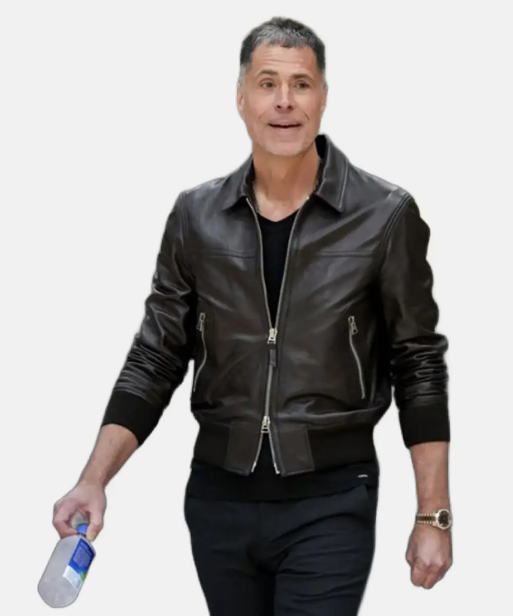 Rob Pelinka Leather Jacket