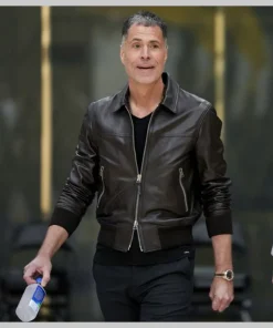 RobPelinkaBlackLeatherJacket