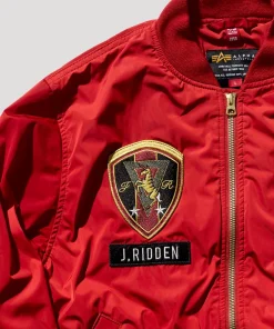 STRICT-G x ALPHA Light MA-1 Jacket