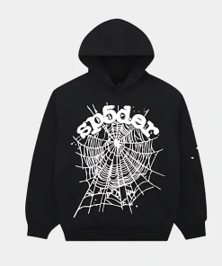 Sp5derLegacyWebBlackHoodie