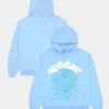 Sp5der Legacy Web blue Hoodie unisex