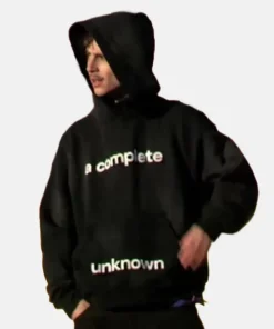 Timothee Chalamet  Unisex A Complete Unknown Hoodie Black