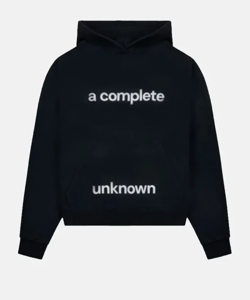 Timothee Chalamet a Complete Unknown Hoodie Black