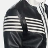 American Idol S23 Desmond Roberts Grey Leather Jacket