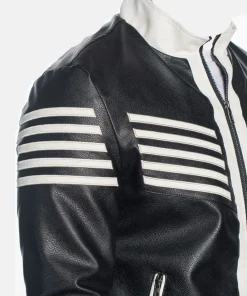 American Idol S23 Desmond Roberts Grey Leather Jacket