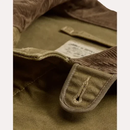 American Idol S23 Ep02 Lionel Richie Ralph Lauren Cotton Deck Jacket with Corduroy Collar