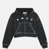 Arsenal AWFC Women Black Zip Hoodie