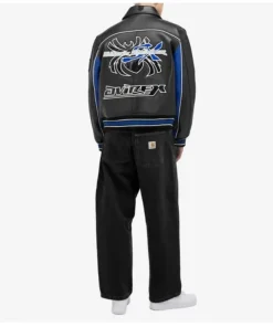 Avirex Black Spider Leather Jacket