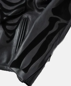 BonesFlat-TrackAllVansonBlackLeatherBiker_nbsp_Jacket