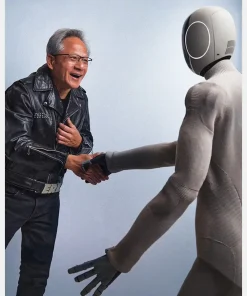 CEO of NVIDIA Jensen Huang ERL Black Jacket