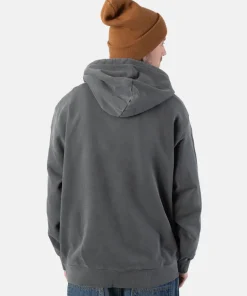 Carhartt WIP - Hooded Library Garment Dyed Black Oversized Hoodie