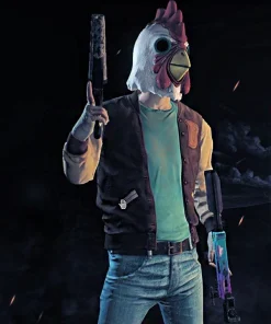 Cosplay Payday 2 Jacket Hotline Miami