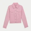 Rose Pink Denim Jacket