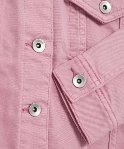 Rose Pink Denim Jacket For GenZ
